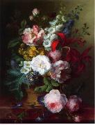 unknow artist Floral, beautiful classical still life of flowers.134 painting
